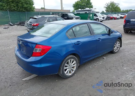 2012 Honda Civic Ex из США, поврежденный, VIN 2HGFB2F82CH502491